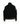 Schwarze Leder College Jacke